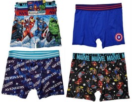 Marvel Avengers Ultra Cool Soft Athletic Boxer Briefs Boys Underwear (8)... - $10.88