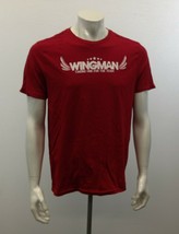 Bluenotes Wingman Taking One for The Team Red Tee Men&#39;s Large Crew Neck ... - £6.92 GBP