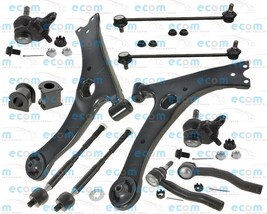 12Pcs Front End Kit Toyota Prius Touring 1.5L Lower Arms Rack Ends Sway Bar  - £171.67 GBP