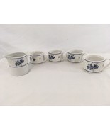 Farberware Stoneware Hydrangea 1999 Set of 4 Tea Coffee Cups with Creame... - £7.76 GBP