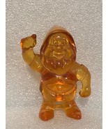 Disney Snow White Dwarf 2.5&quot; Acrylic Amber Figure *Pre-Owned* BT1 - €11,09 EUR