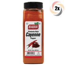 2x Pints Badia Red Cayenne Pepper Seasoning | 16oz | Gluten Free | Pimienta Roja - £21.53 GBP