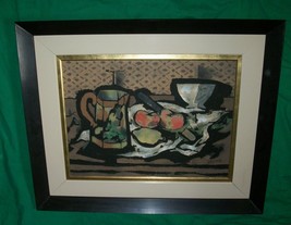 GEORGES BRAQUE THE WHITE LINEN STILL LIFE MEZZOTINT ART RETRO FAUVISM RA... - £419.66 GBP