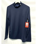 PENN Mock Neck Slim Top Tee Under Armor Blue Athletic Unisex Shirt Top N... - $40.66 CAD