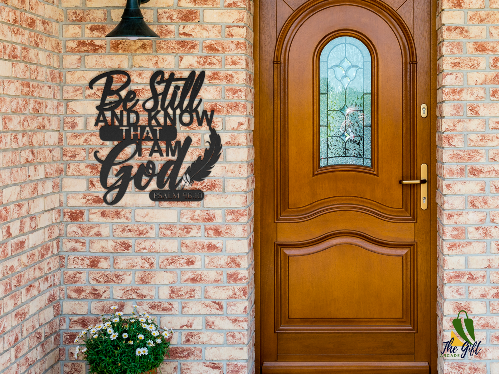 Psalm 46:10 Metal Wall Art |Christian Home Décor | Be Still & Know I Am God Sign