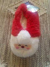 Fuzzy Babba Slipper Socks Santa  Sz M/L 11-2.5 Kids - £12.11 GBP