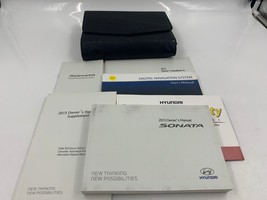 2013 Hyundai Sonata Owners Manual Handbook Set with Case OEM A04B53040 - £14.11 GBP