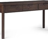 Hollander Solid Wood 60 Inch Wide Wide Console Sofa Entryway Table In Wa... - $609.99