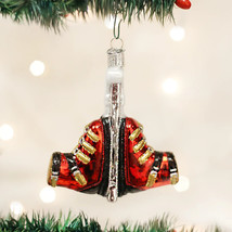 Old World Christmas Ski Boots Glass Christmas Ornament 44068 - £15.08 GBP