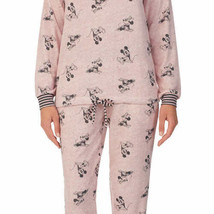 NoTags  Disney Womens 2 Piece Cozy Pajama set S,  Pink Mini and Mickey - £19.92 GBP