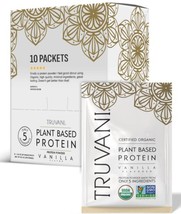 Truvani Vegan Pea Protein Powder | Vanilla | 20g Organic Plant Based Pro... - $24.74