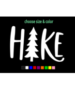 Go HIKE bold text natural explorer sticker Vinyl Decal CHOOSE SIZE COLOR - €2,85 EUR+