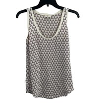 Joie 100% Silk All Over Print Sleeveless Top Size XXS - £14.45 GBP