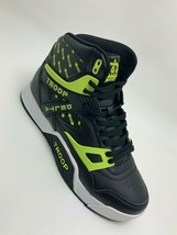 Men&#39;s Troop Delta Black | White | Lime Hi-Top Sneakers NWT - £77.06 GBP