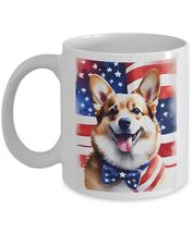 Patriotic Corgi Mug For Fourth of July, Memorial Day Gift for Corgi Owne... - £14.84 GBP+