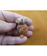 (Y-KOA-17) little red KOALA Australia figurine carving SOAPSTONE PERU ko... - $11.78 CAD