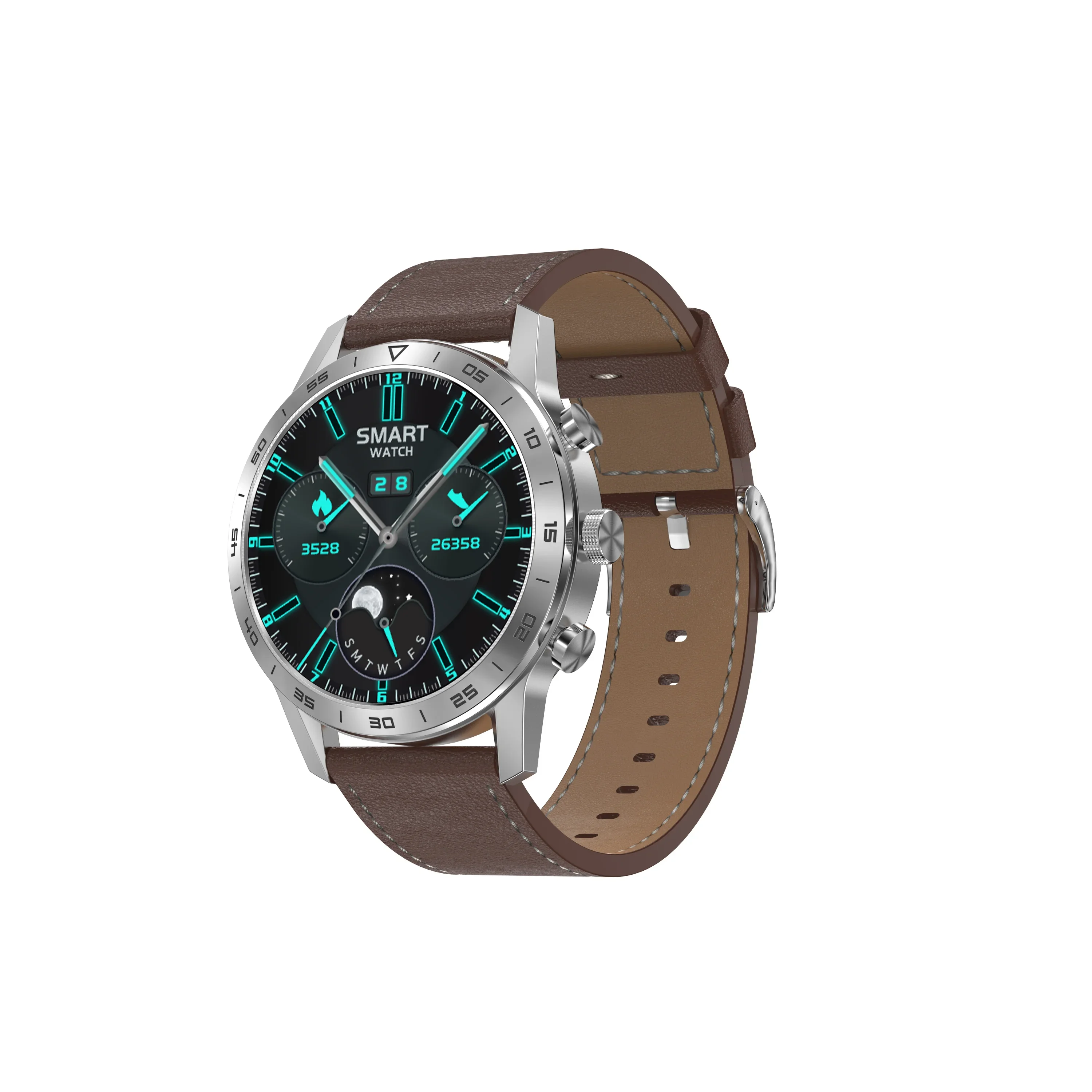 DT70 Plus + Smart Watch Stainless Steel Business Men Fitness Wristwatch ... - £58.33 GBP