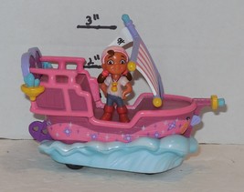 Disney Store Jake And The Neverland Pirates IZZY Pull Back Boat Ship Turquoise - £11.34 GBP