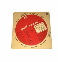 Michigan Abrasive Company Vintage 1962 Promotional Golf Coach Slide Chart - £12.43 GBP