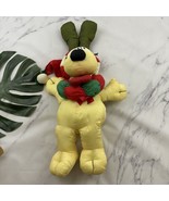 Vintage Garfield Odie Stuffed Nylon Plush Christmas Ornament Antlers Lar... - $46.02 CAD