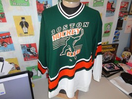 Boston Hockey Club CCM Authentic Fight Strap Hockey Jersey Size 54 - $44.54
