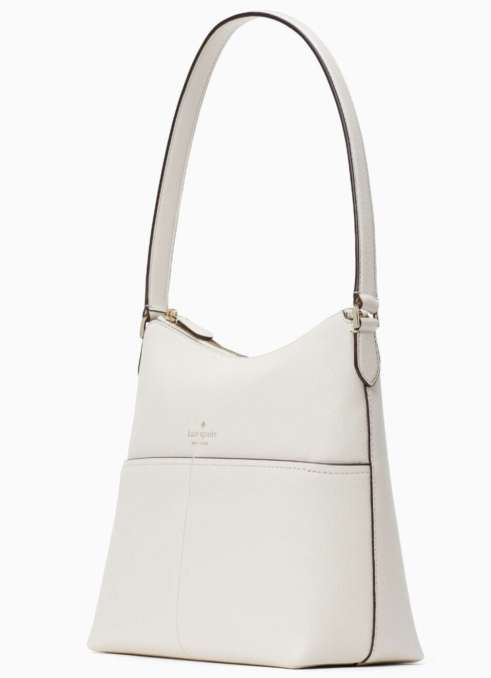 Kate Spade Bailey Parchment White Leather Shoulder Bag K4650 Purse $359 Retail