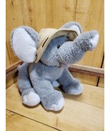 RBI 16&quot; Plush Elephant In Safari Hat Grey and White Stuffed Animal Very ... - $438.05 MXN