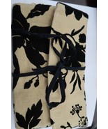 Jewelry Wrap - Fabric with velvet flowers - Travel or Home - Storage - 9... - $14.36