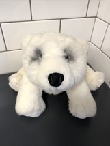 Dakin Lou Rankin Signature White Polar Bear Fairbanks Jr Plush Stuffed 9&quot; - £11.19 GBP