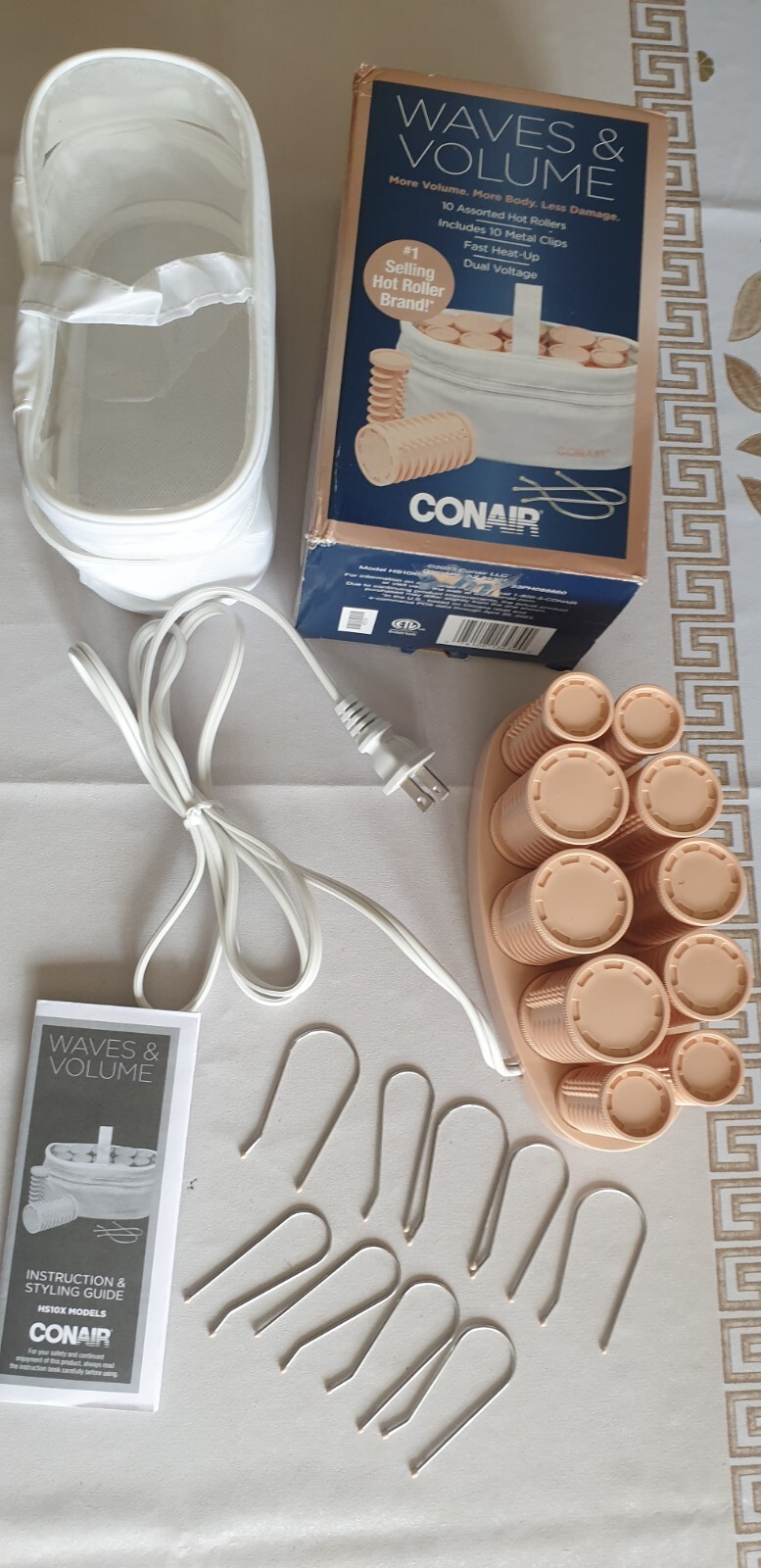 Conair Wave &amp; Volume Instant Heat Compact Hot Rollers for Long, Medium A... - $17.99