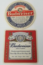 Coasters Anheuser Busch Employee Budweiser Cardboard Vintage Set of 2  - £4.51 GBP