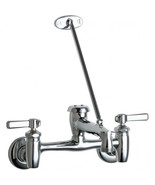 Chicago Faucets Wall-Mounted Manual Sink Faucet with 8 in. Centers Polis... - €405,03 EUR