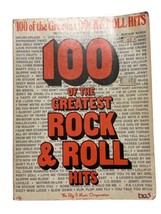 100 Greatest Rock &amp; Roll Hits Big 3 Music Sheets - Vintage, Collectible - £18.55 GBP