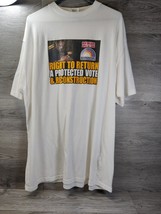 Jesse Jackson T-Shirt 2006 Right to Return A Protected Vote and Reconstr... - £33.81 GBP