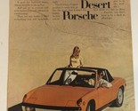 1973 Desert Porsche 914  Vintage Print Ad Advertisement pa12 - £6.30 GBP