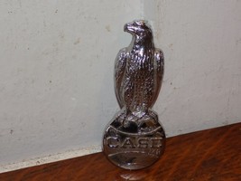 Vintage Case Tractor Embossed Metal Emblem - $1,006.67 MXN