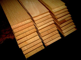 16 Pieces Kiln Dried Sanded Thin Beech Lumber Wood 12&quot; X 3&quot; X 1/8&quot; - £31.61 GBP