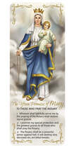 15 Promises of Mary, To Those Who Pray the Rosary  Large Bookmark, New #... - $4.20 CAD