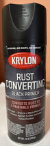 Krylon Rust Converting Black Primer Paintable Spray Aerosol Can Paint 2397 - $14.67