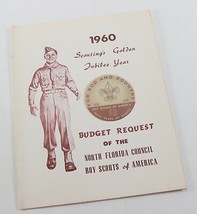 Vtg 1960 Golden Jubilee Budget Request North Florida Boy Scout of Americ... - $11.57