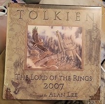 J.R.R. Tolkien Calendar 2007 NEW Lord of the Rings Middle-Earth Alan Lee - £23.68 GBP