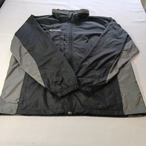 Columbia XM3252 Men’s Riffle Spring Jacket Black & Gray Windbreaker Rain Size XL image 13