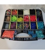Rainbow Loom Rubber Bands &amp; Accessories  Bracelets In Plastic Keter Orga... - $283.59 MXN