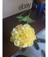 Pier 1 Imports Dhalia Yellow Artificial Flower Tall W Heavy Duty Moldabl... - £15.44 GBP