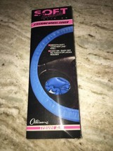 soft touch steering wheel cover blue leather-New-SHIPS N 24 HOURS - $336.94 MXN