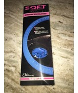 soft touch steering wheel cover blue leather-New-SHIPS N 24 HOURS - $331.34 MXN