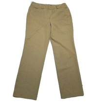 Larry Levine Classy Career Pants ~ Sz 8 ~ Light Brown ~ Straight ~ 32&quot; I... - $22.49