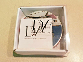 Diane Von Furstenberg 4 Piece Art Glass Coaster Set (NEW) - $21.73