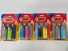 Bic Lighters Assorted Colors, 4 Packs Each Containing 5 (3 Regular 2  Mi... - £29.59 GBP