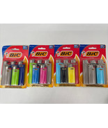 Bic Lighters Assorted Colors, 4 Packs Each Containing 5 (3 Regular 2  Mi... - £29.57 GBP